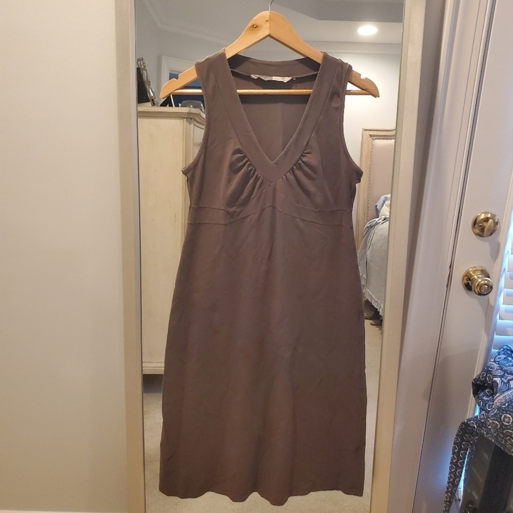Athleta Olive Green Athletic Dress Size Medium Tall (#18)